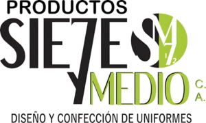 Logotipo de Productos Siete y Medio C.A., diseño y confección de uniformes